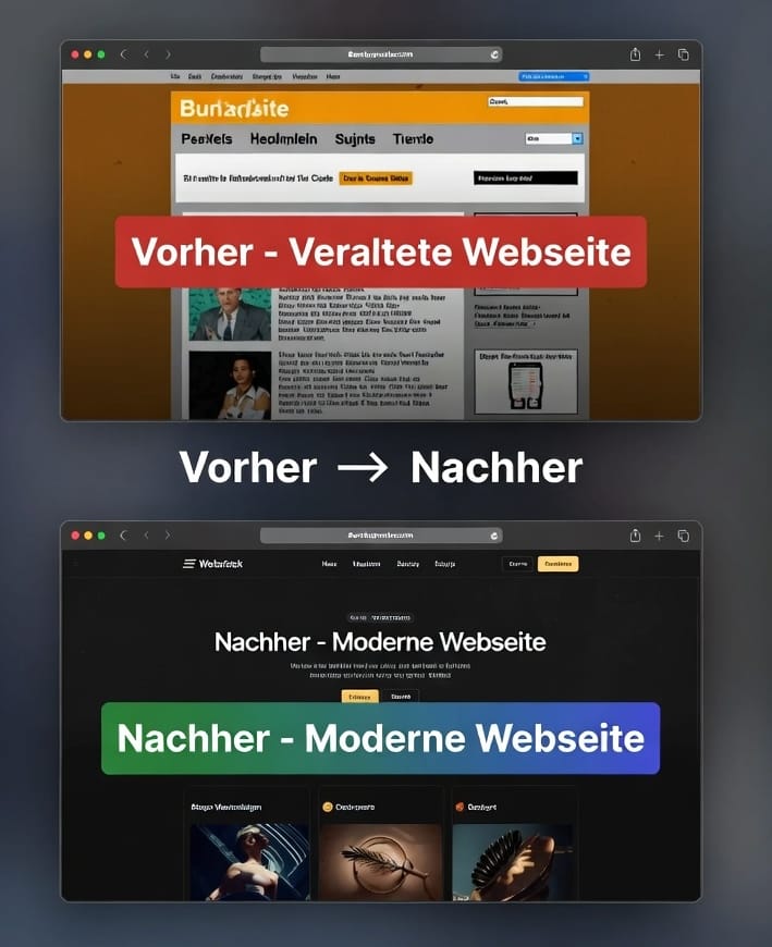 Bestehende Webseite Modernisieren